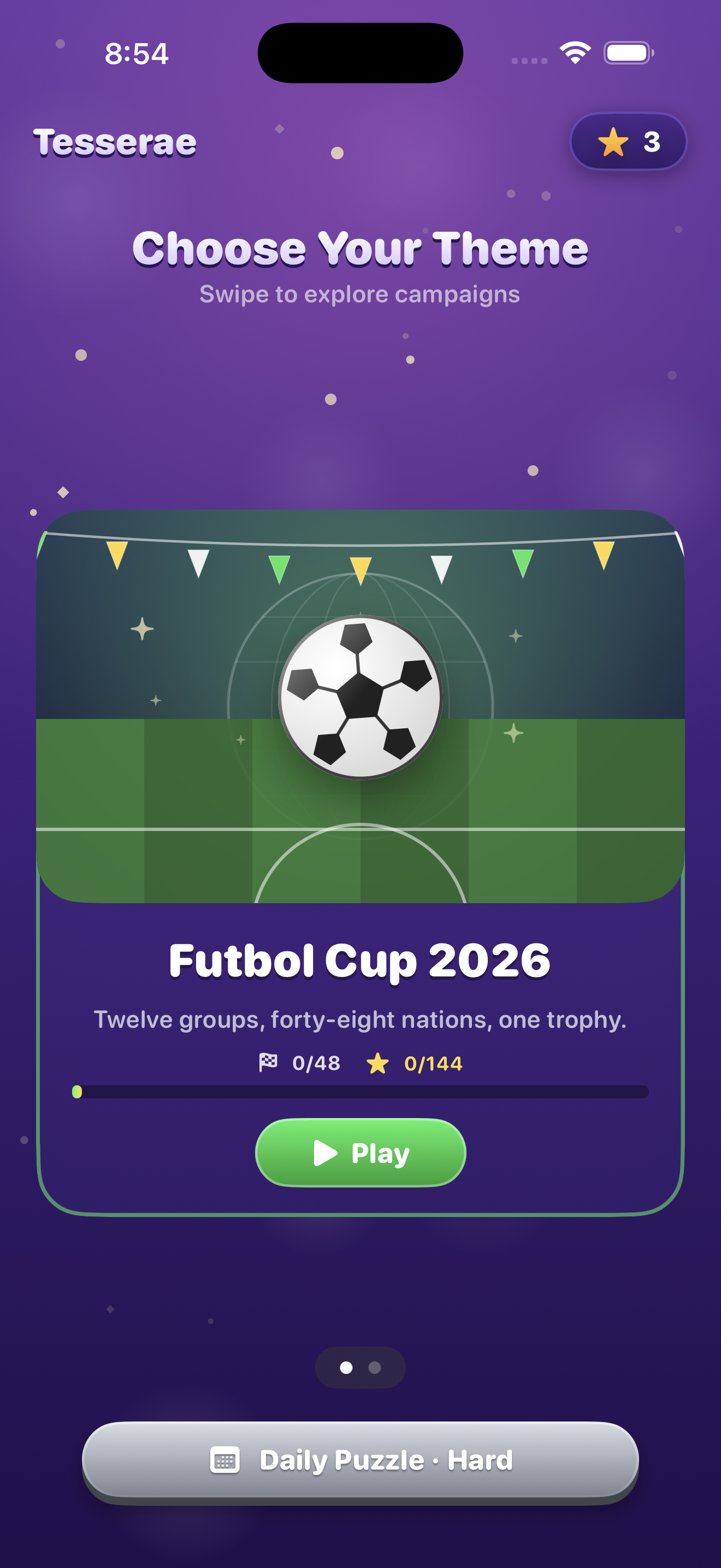 Theme select